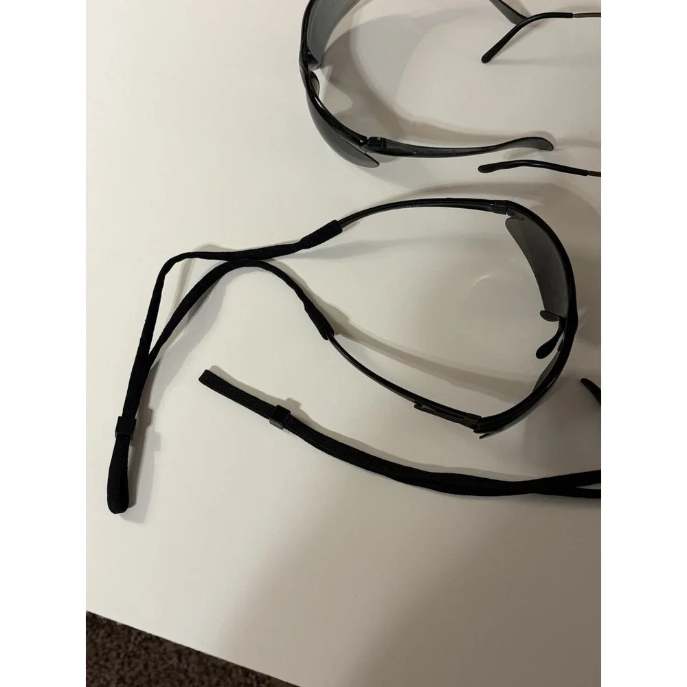 Safety Glasses, Sunglasses Lot of 4 pairs with 2 adjustable straps, Workwear